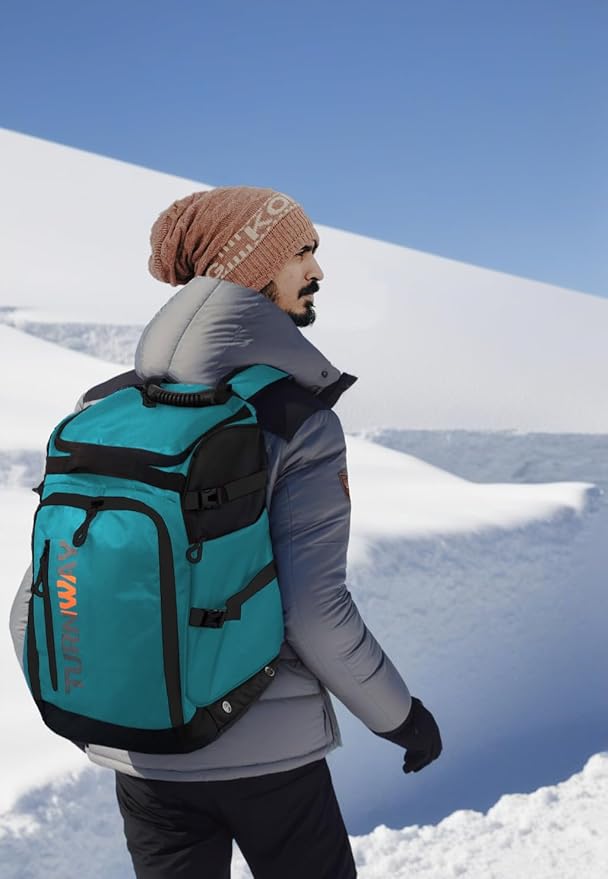 Ski/Snowboard Boot Bag/Skating Bag | Excellent for Store and Transport Gear, Jacket, Helmet, Goggles, Gloves & Accessories-StrideForce Fitness