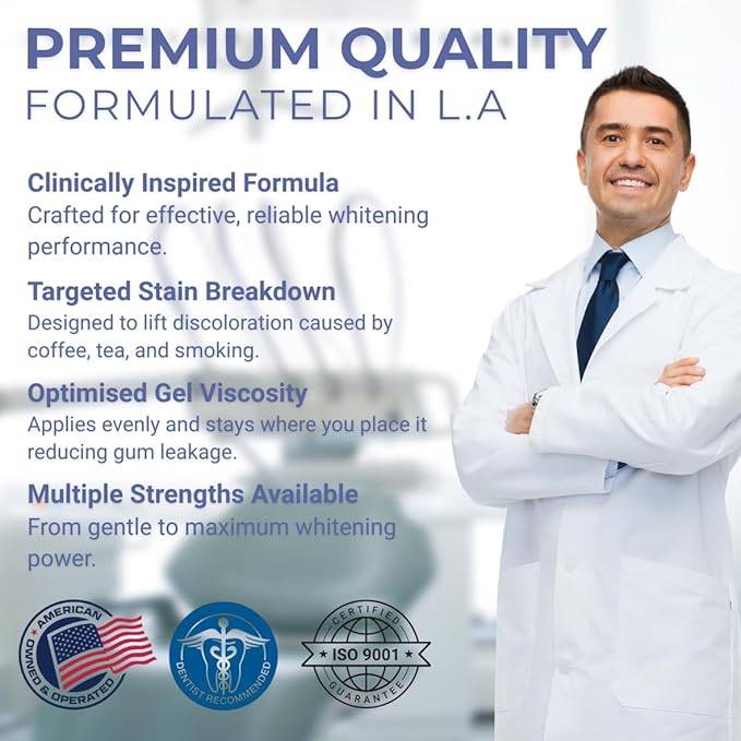 Advanced White Teeth Whitening Gel Refill Pack – 60 Treatments | 35% Carbamide Peroxide Professional Dental-Grade Gel | 3×10 mL Syringes | Restore+ Nano-Hydroxyapatite Toothpaste | Trays Not Included