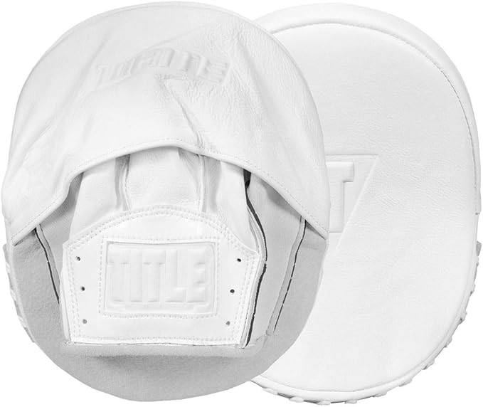 TITLE Boxing 2.0 Punch Mitts - Black, Muay Thai & Kickboxing Pads, MMA Equipment-StrideForce Fitness