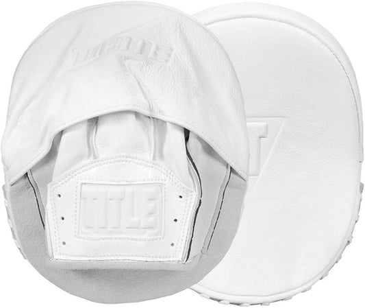 TITLE Boxing 2.0 Punch Mitts - Black, Muay Thai & Kickboxing Pads, MMA Equipment-StrideForce Fitness