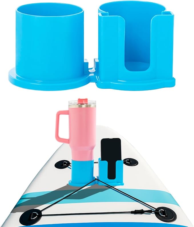Paddleboard Cup Holder, Kayak Drink Holder for Paddle Board Cup and Phone Holder, Sup Surfboards Canoes Kayak Paddle Board Accessories for Types of Cup Bottle Drink-StrideForce Fitness