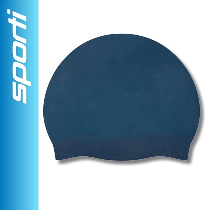 Sporti Silicone Swim Cap for Kids, Unisex Youth Swimming Cap, Protection Bathing Caps for Your Children, Aged 2-10-StrideForce Fitness