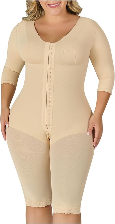 M&D Full Body Faja for Women | Fajas Colombianas Moldeadoras Post Surgery – Stage 2 Faja for Tummy Tuck, Lipo 360 & BBL-StrideForce Fitness