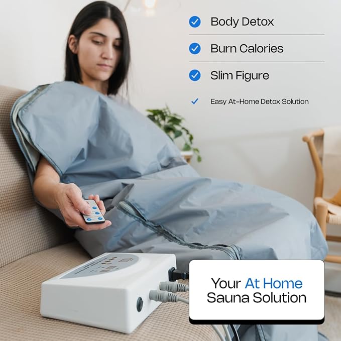 Angora Brands Sauna Blankets for Home Use - Sauna Wrap Full Body - Personal Sauna - Versatile Sauna Wrap- Portable Sauna for Home Relaxation- Sauna Blanket by Kryn-StrideForce Fitness