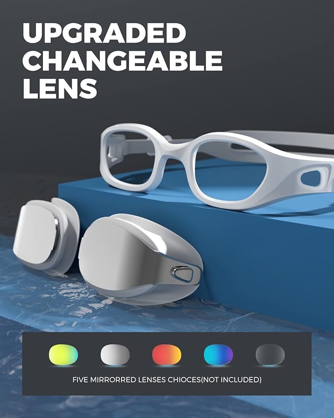 OMID Swim Goggles, P3 Anti-Fog Swimming Goggles for Men Women Anti-UV Goggles-StrideForce Fitness