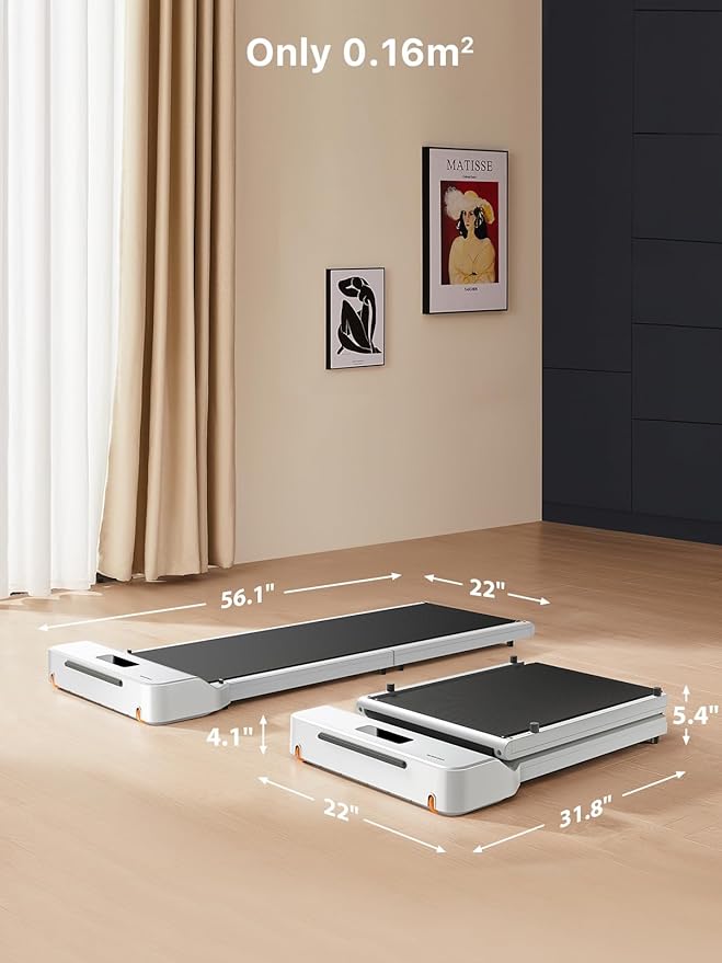 WALKINGPAD Foldable Walking Pad Treadmill for Home Office, Under Desk Treadmill with Adaptive Speed Control, Compact Design for Small Spaces, No Assembly Needed-StrideForce Fitness