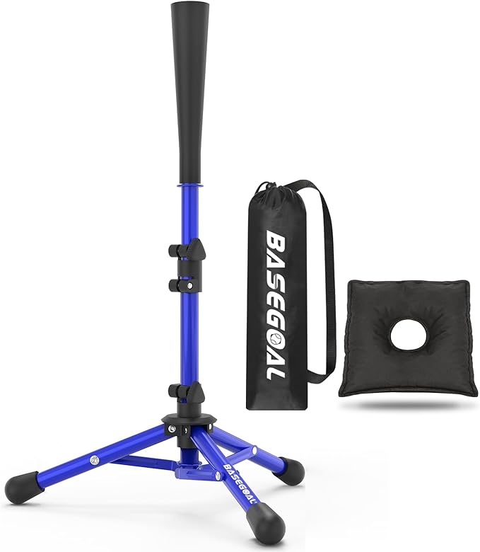 Baseball Tee for Kids,Batting Tee,Softball Tee,Youth Hitting Tee,Teeball Tee,Travel Tee,Easy Adjustable Height-StrideForce Fitness