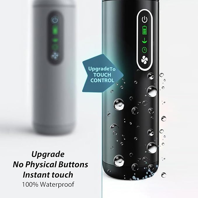 Upgrade Enema Anal Douche , Waterproof Touch Control, Enemas-Douches for Men & Women Colon Cleanse, Shower Enema Bulb-Bottles Kit, Electric Rotating Nozzle, Pressure Spray, Two Douching Modes-StrideForce Fitness