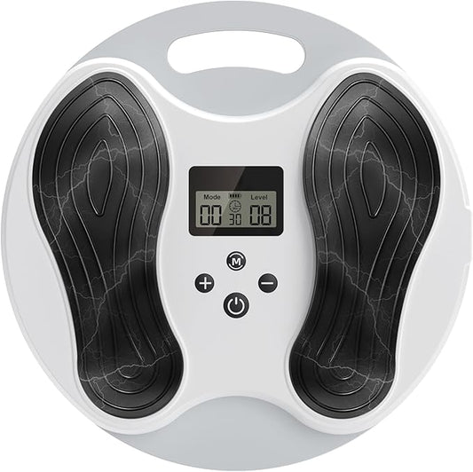 Transcutaneous Electrical Nerve Stimulator, TENS EMS Leg Foot Massager with LCD Display, Back & Shoulder Muscle Stimulation and Relief of Sore Muscles