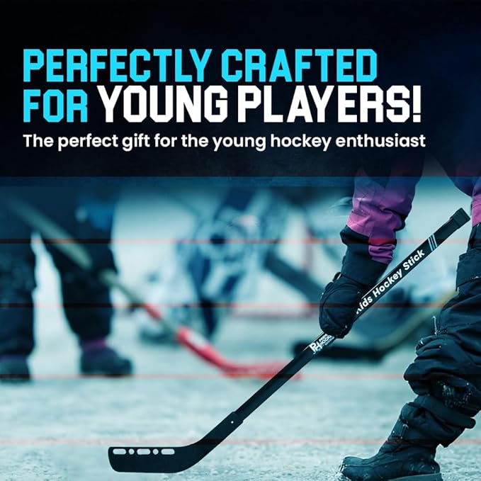 Premier Sports - Kids Hockey Set – (4) Sticks, (2) Mini Goals, (1) Foam & (1) Standard Balls – Complete Beginner Set for Ages 3-9-StrideForce Fitness