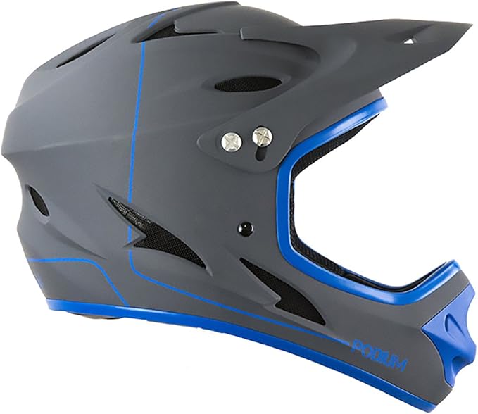 Demon United Podium Fullface Bike Helmet- 13 Vents- Lightweight- Breathable-StrideForce Fitness