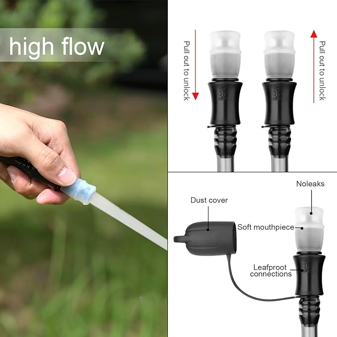 Hydration Bladder 2L-3L Water Storage Bag Reservoir,Military Hydration Pack Replacement for Hiking Biking Climbing Cycling Running Camping Backpack-StrideForce Fitness