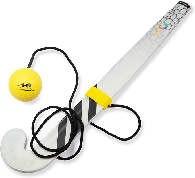 LLC - Hockey Trainer, Professional Field Hockey Ball for Solo Hockey Training, Off-Field Speed Training System, Hockey Stick Handling Balls, Portable with Sturdy Bungee Line, 1 Count-StrideForce Fitness