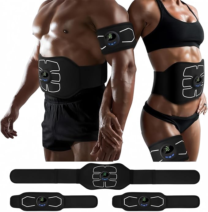 MarCoolTrip MZ Electronic Muscle Stimulator, Abs Stimulator Muscle Toner, Ab Machine Trainer for All Body, Fitness Strength Training Workout Equipment for Men and Women-StrideForce Fitness