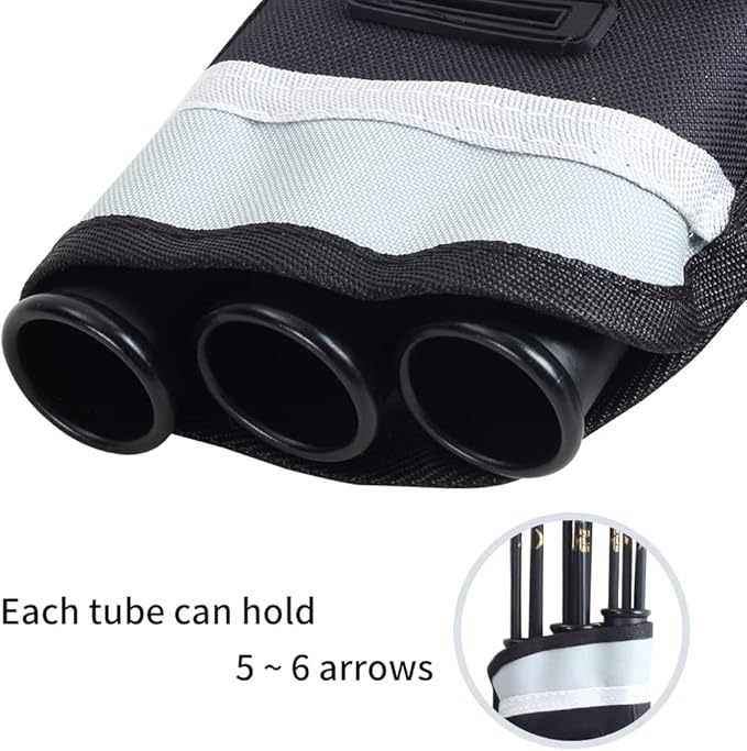 SOPOGER Archery Hip Quiver for Arrows - 3 or 4 Tube Bow Belt Quiver Waist Hanged for Youth Teens Adults Compound Bow Recurve Bow Target Shooting-StrideForce Fitness