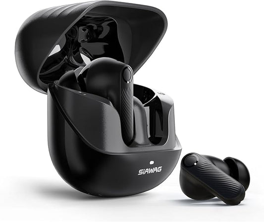 Wireless Earbuds 5.4 Bluetooth Headphones 100H Bluetooth Earbuds Active Noise Cancelling Earphones in-Ear Earbud with 4 ENC Noise Cancelling Mic IP5 Waterproof Earphones for Android iOS-StrideForce Fitness