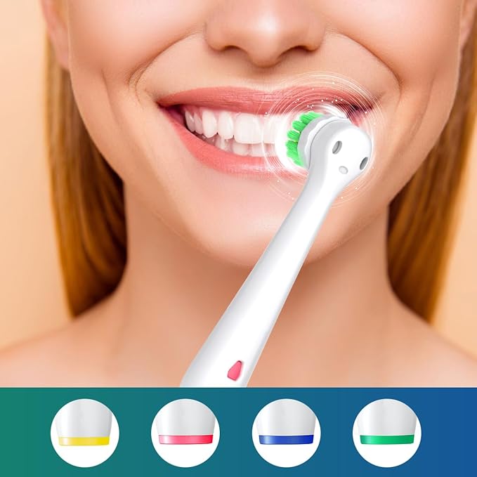 Replacement Toothbrush Heads Compatible with Oral B Braun Pro 1000 Electric Toothbrush Heads, 8 Count Precision Clean Brush Heads Refill Compatible with Oral B Pro 100/500/1000/1500/Genius X