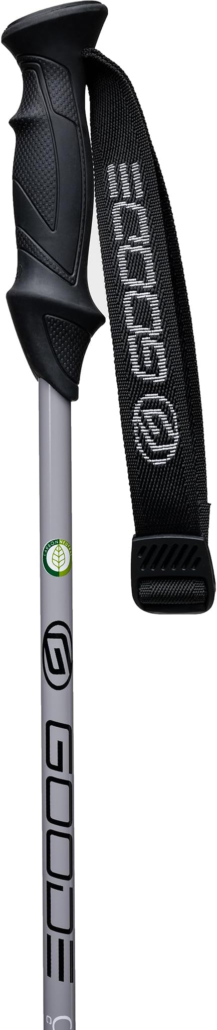 GOODE Carbon Neutral Ski Poles – Ultra-Lightweight & Durable Eco-Friendly Composite – High-Performance Shock Absorbing Downhill Ski Poles for Men & Women - Pair-StrideForce Fitness