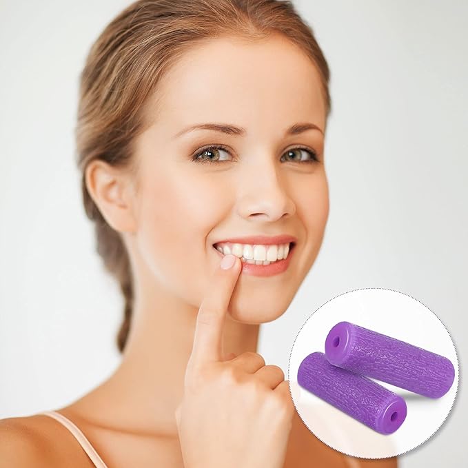 20 Pieces Aligner Tray Seaters for Aligner Trays Chompers Orthodontic Trays(Purple)