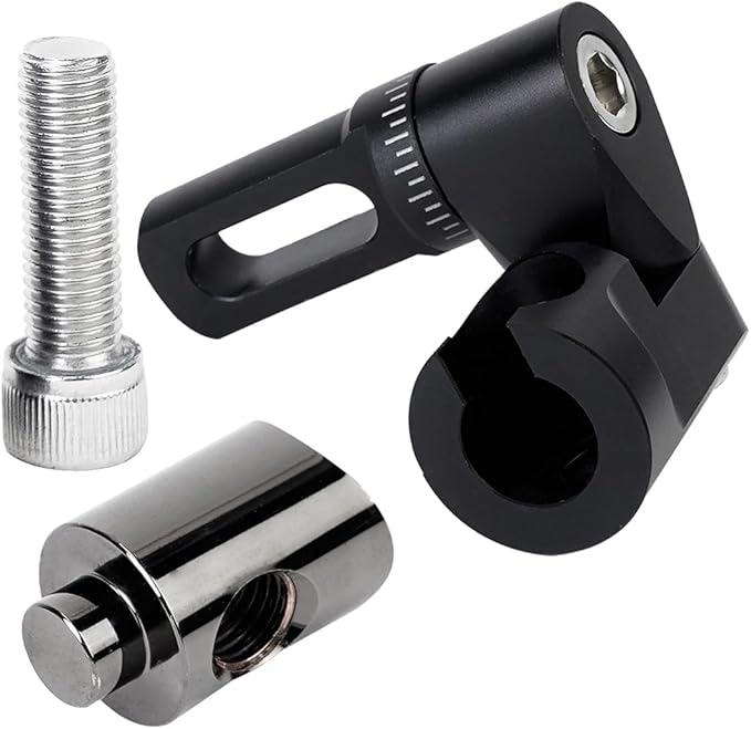 LWANO Single Side Adjustable V-Bar Mount Quick Disconnect Bow Rod Stabilizer, Archery Compound Recurve Bow Stabilizer Single Sidebar Back bar stabilizer Mount-StrideForce Fitness