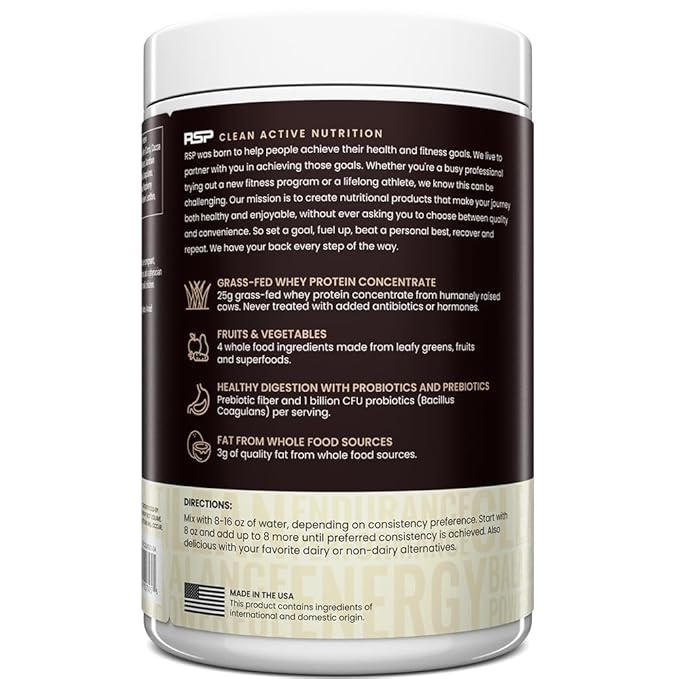 TrueFit Gut Healthy Protein Powder, Grass-Fed Whey Meal Replacement Shake with Prebiotics, Probiotics, & Organic Superfoods, Keto Friendly, Gluten Free-StrideForce Fitness