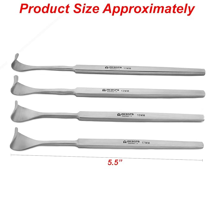 MEDSPO Professional Dental Cheek Lip Tongue Retractors | Examination Surgical Veterinary | Instruments Tools (Eyelid Retractor)