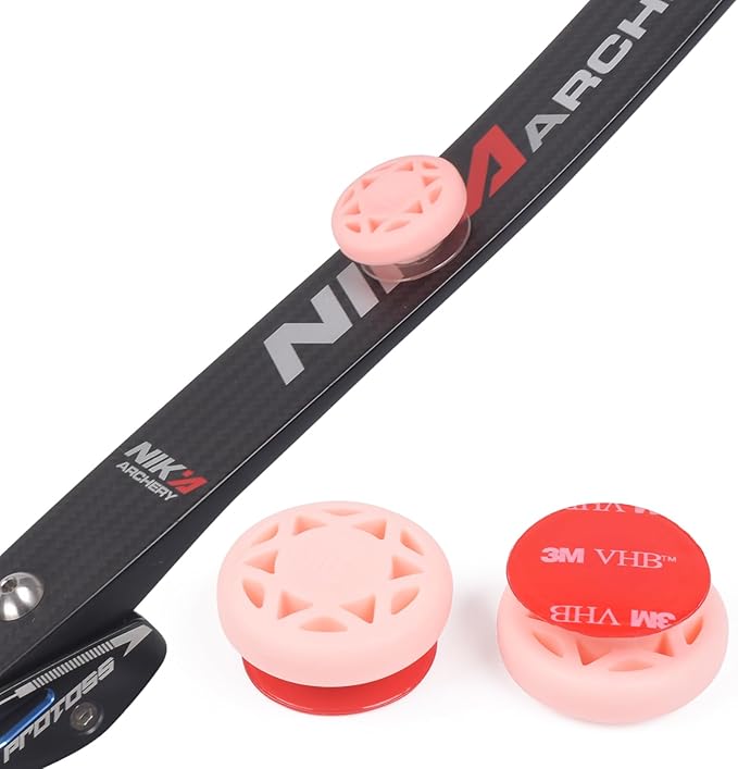 Archery Bow Stabilizer Solid Rubbe Limbs Vibration Damper for Youth Compound Bows, 2-Pack-StrideForce Fitness