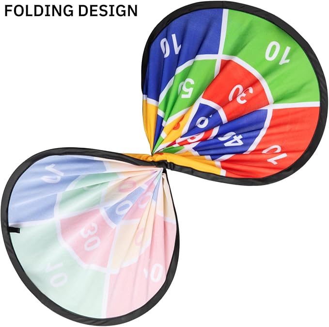 TEMI 29" Large Dart Board for Kids, Boys Toys Dartboards with 20 Balls, Indoor and Outdoor Sport Fun Party Play Game Toys, Birthday Gifts for Boys Girls 3 4 5 6 7 8 9 10 11 12 Years Old-StrideForce Fitness