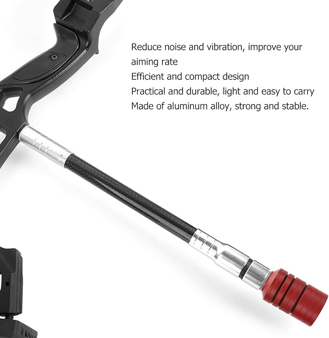 VBESTLIFE Archery Bow Stabilizer Weight Kit, Detachable Aluminum Alloy Counterweight Kit for Recurve Bow and Compound Bow-StrideForce Fitness