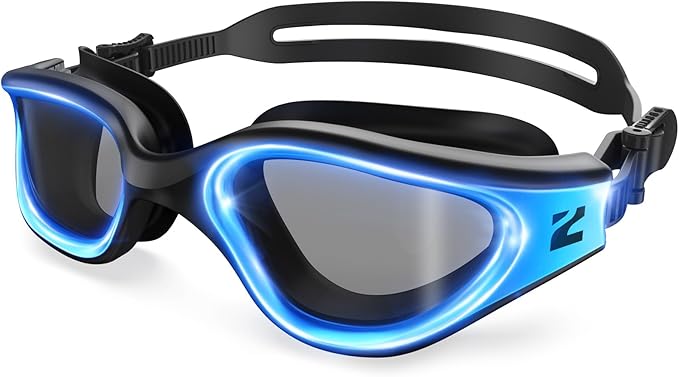 ZIONOR G1 Nava Super Anti-Fog Unisex Swim Goggles Mirror/Bright Smoke Lens-StrideForce Fitness