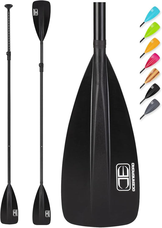 OCEANBROAD SUP Paddle - Adjustable Stand-Up Paddle for Paddleboard Kayak, Adjustable Aluminum Alloy Shaft with Reinforced Nylon Blades-StrideForce Fitness