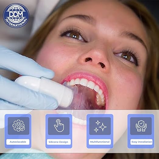 DryShield Isolite Style Mouthpieces - Small Size (Box of 4) Autoclavable Reusable Soft Silicone with Tongue Shield & Cheek Retractor