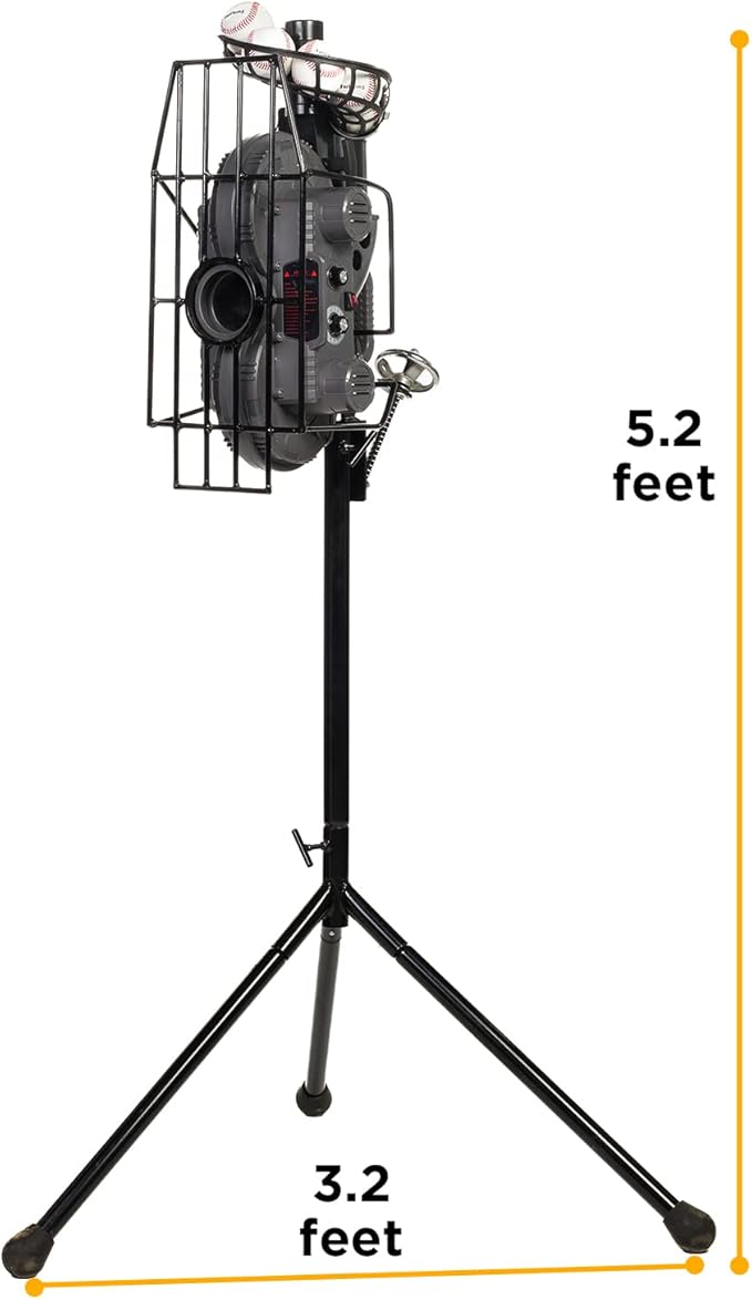 Furlihong 636BH Upgraded Dual-Wheel Baseball Pitching Machine, Adjustable Angle, Speed, and Interval, 40-68 MPH, Ideal for Professional Players and Coaches Training-StrideForce Fitness