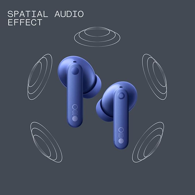 CMF Buds Pro 2 Wireless Earbuds, Hi-Res Audio with LDAC, 50 dB Hybrid Noise Cancelling Earbuds, Ultra Bass Technology, Bluetooth 5.3, 43H Play Time with Charging Case, 6 HD Mics Headphones, Blue-StrideForce Fitness