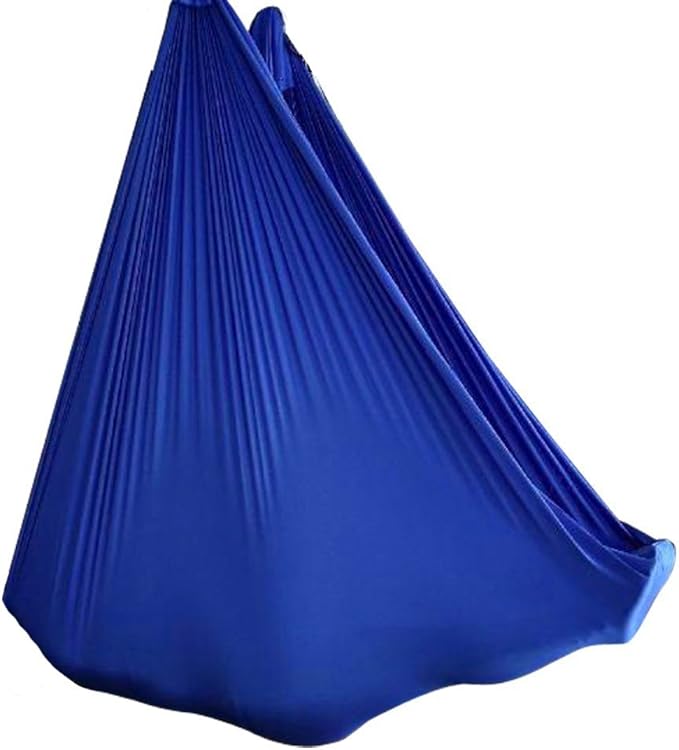 Aerial Yoga Hammock 5.5 Yards Yoga Swing Pilates Silk Home Gym Fitness Include hardware,Daisy Chain, Pose Guide-StrideForce Fitness