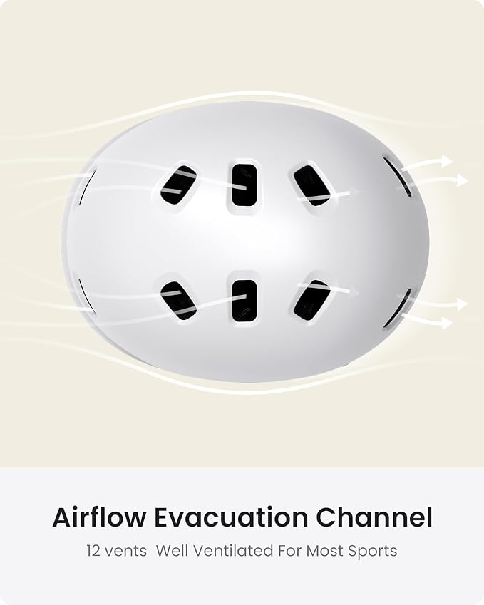 OutdoorMaster Skateboard Cycling Helmet - Two Removable Liners Ventilation Multi-Sport Scooter Roller Skate Inline Skating Rollerblading for Kids, Youth & Adults-StrideForce Fitness