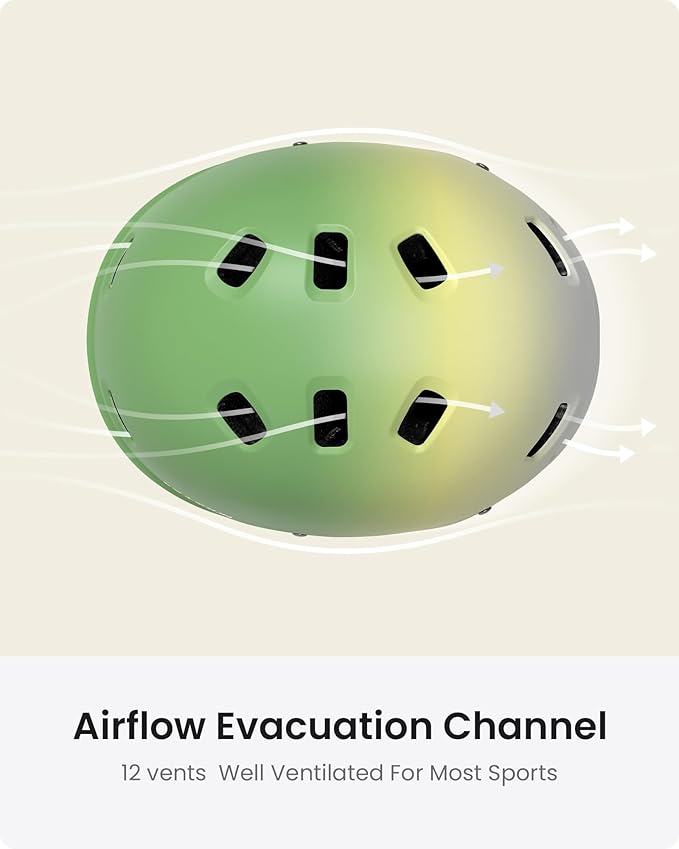 OutdoorMaster Skateboard Cycling Helmet - Two Removable Liners Ventilation Multi-Sport Scooter Roller Skate Inline Skating Rollerblading for Kids, Youth & Adults-StrideForce Fitness