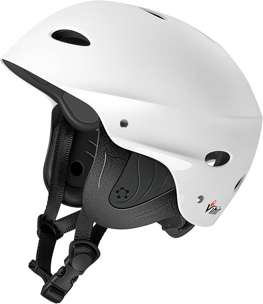 Vihir Adult Water Sports Helmet with Ears - Adjustable Helmet,Perfect for Kayaking, Boating,Surfing-StrideForce Fitness