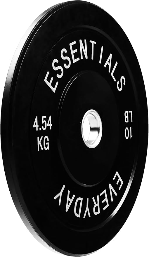 2-Inch Olympic Bumper Plates, Perfect Weight Plates for Weightlifting and Strength Training, Multiple Weights Available-StrideForce Fitness