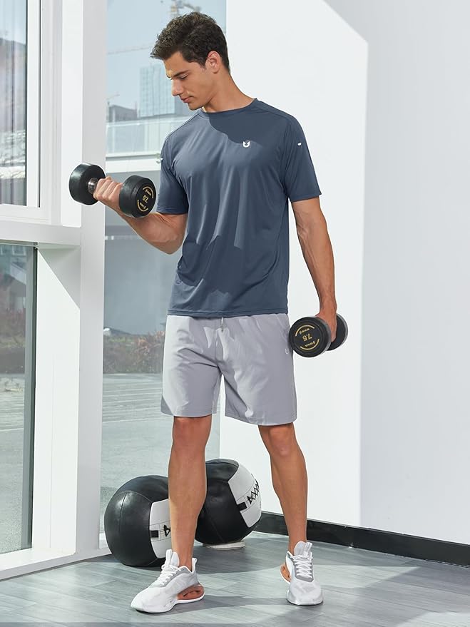 NORTHYARD Men's Athletic Running T-Shirts Quick Dry Workout Shirts Short-Sleeve Sports Gym Tee Tops Performance Activewear-StrideForce Fitness