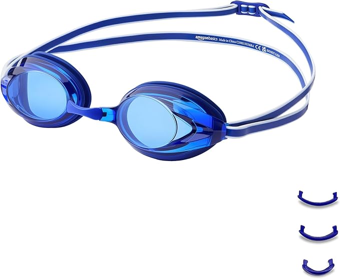 Amazon Basics Unisex Swim Goggles-StrideForce Fitness