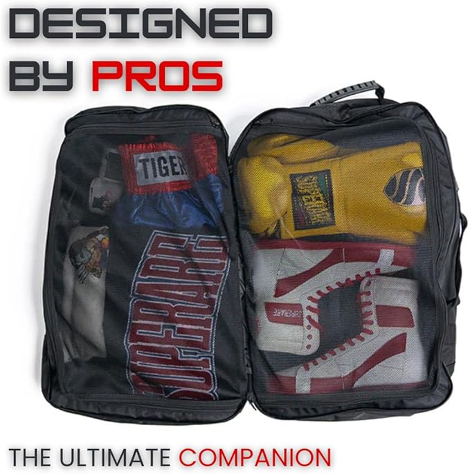 Superare Gear Bags - Gym Duffle Bag, Backpack, Tote Bag for MMA, Athletic Gym Boxing Bag - Enorme, Carico, Diario, Sporta-StrideForce Fitness