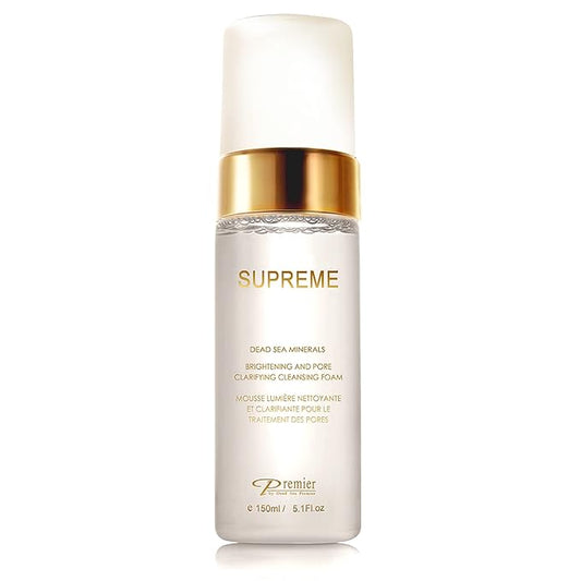 Premier Dead Sea Supreme Brightening & Pore Clarifying Cleansing Foam 5.1 Fl oz