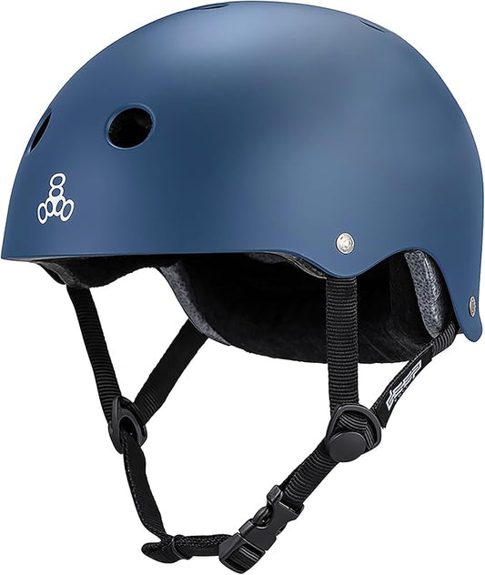 Triple Eight Deep Cover Helmet - Ideal for Skateboarding, Bicycling, BMX, and Roller Skating-StrideForce Fitness