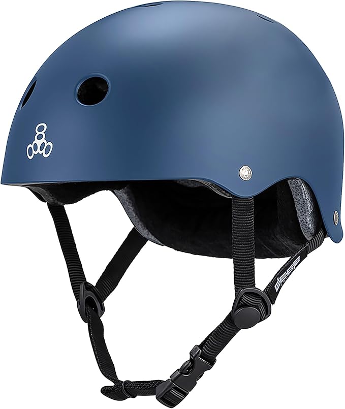 Triple Eight Deep Cover Helmet - Ideal for Skateboarding, Bicycling, BMX, and Roller Skating-StrideForce Fitness