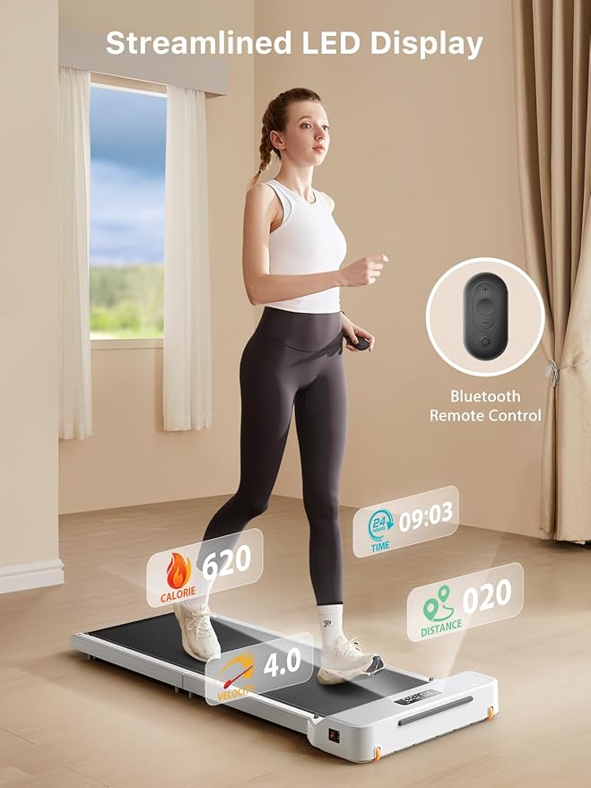 WALKINGPAD Foldable Walking Pad Treadmill for Home Office, Under Desk Treadmill with Adaptive Speed Control, Compact Design for Small Spaces, No Assembly Needed-StrideForce Fitness