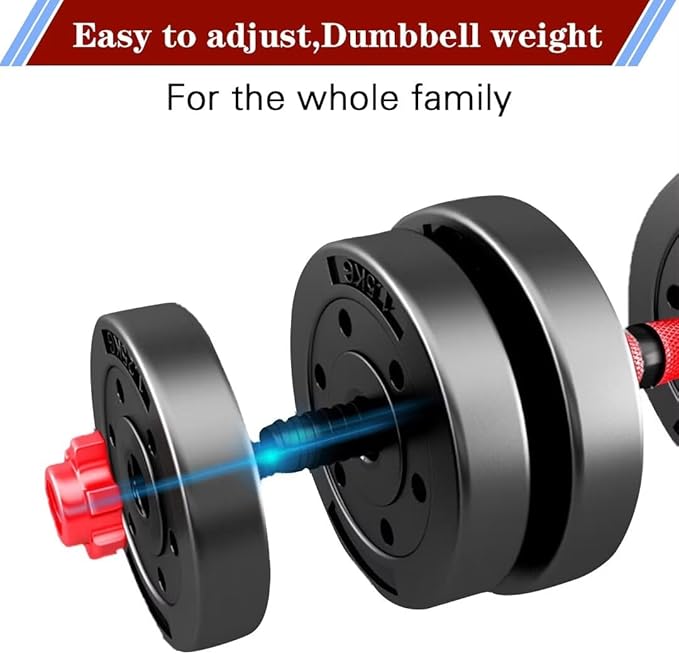 Adjustable-Dumbbells-Sets,Free Weights-Dumbbells Set of 2 Convertible To Barbell A Pair of Lightweight for Home Gym,Women and Men Equipment-StrideForce Fitness