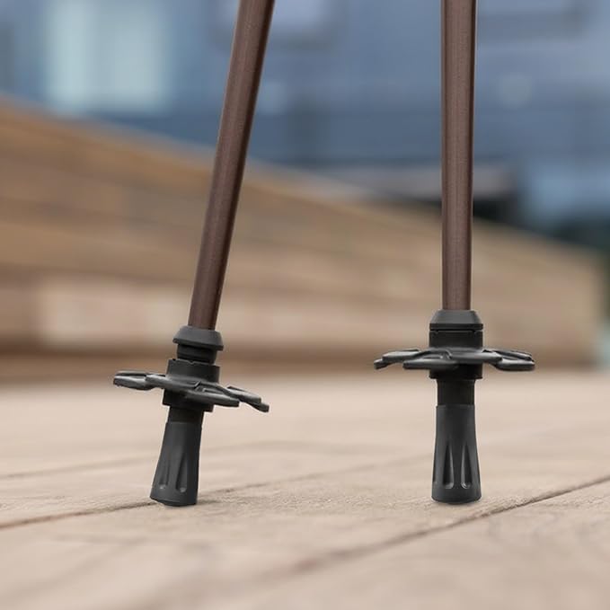 BlingKingdom 6 PCS Walking Stick Caps Trekking Pole Tips Rubber Hiking Walking Stick Tips for Hiking Sticks, Trekking Poles, Walkers-StrideForce Fitness