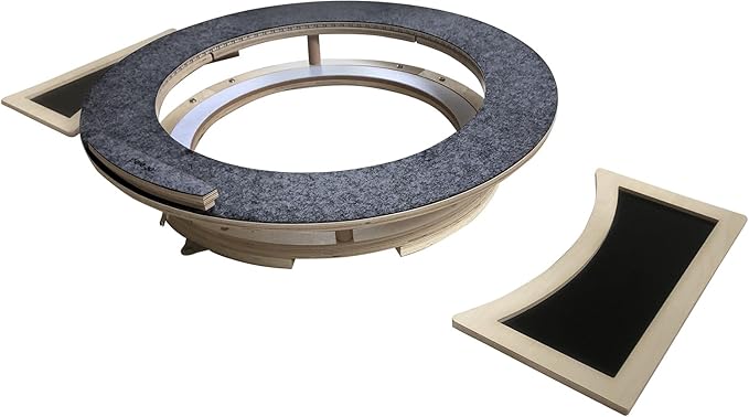 Dart Board Cabinet Set with LED Light; Bristle Dartboard, Built in LED Light, Darts and Chalkboards-StrideForce Fitness