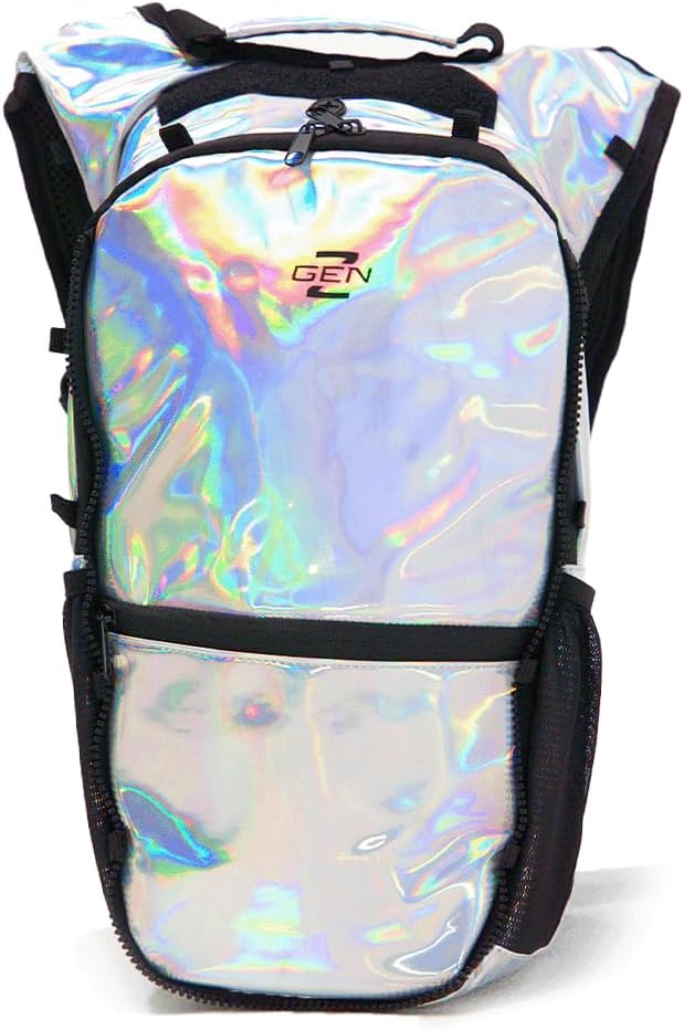 RAVERUNNER® Anti-Theft Hydration Backpack | Festival Approved Rave Backpack for Concert Goers, Leak-Free Festival Water Backpack for EDC, Rave Hydration Pack-StrideForce Fitness